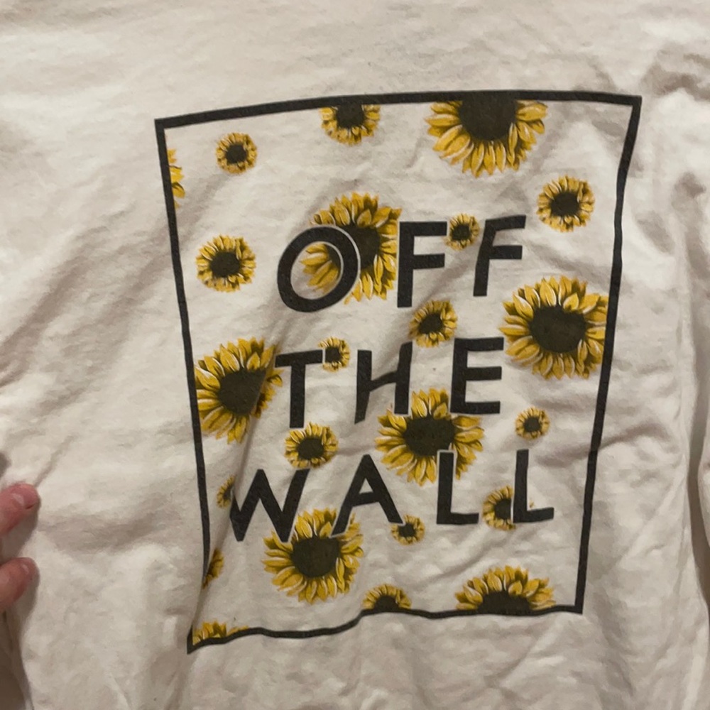 vans sunflower long sleeve